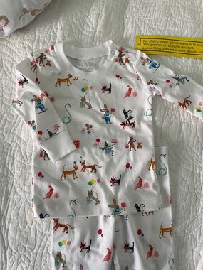 Lake Pajamas Baby Pima Cotton Birthday Print